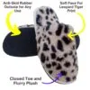 Soft Plush Furry Fur Slides Fuzzy Fluffy Slip on
