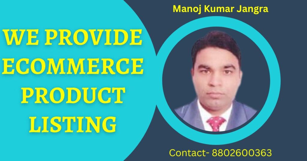 Ecommerce Product Listing Services