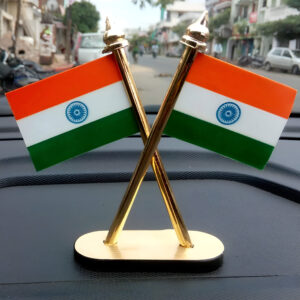 Indian Flag For Car Dashboard
