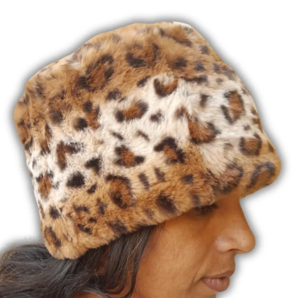 GEJUFF Women's Tiger Print Winter Cap