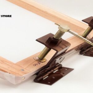 screen printing double hinge table clamp