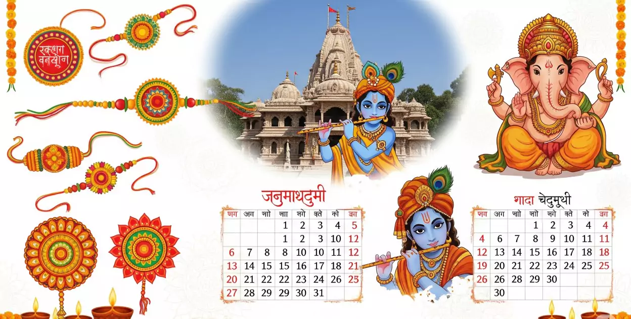 August 2025 Hindu Festivals