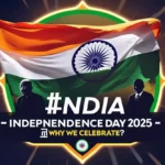 Independence Day 2025 celebration in India with national flag