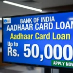 Bank of India Aadhaar Card Loan