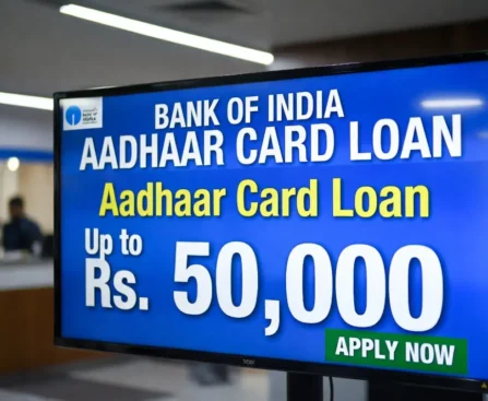 Bank of India Aadhaar Card Loan