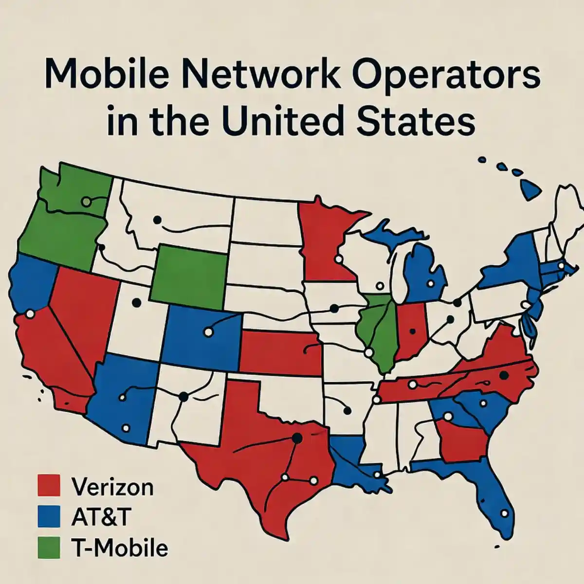 List Of Mobile Network Operators In USA