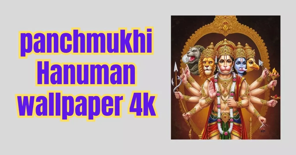Panchmukhi Hanuman Wallpaper 4K
