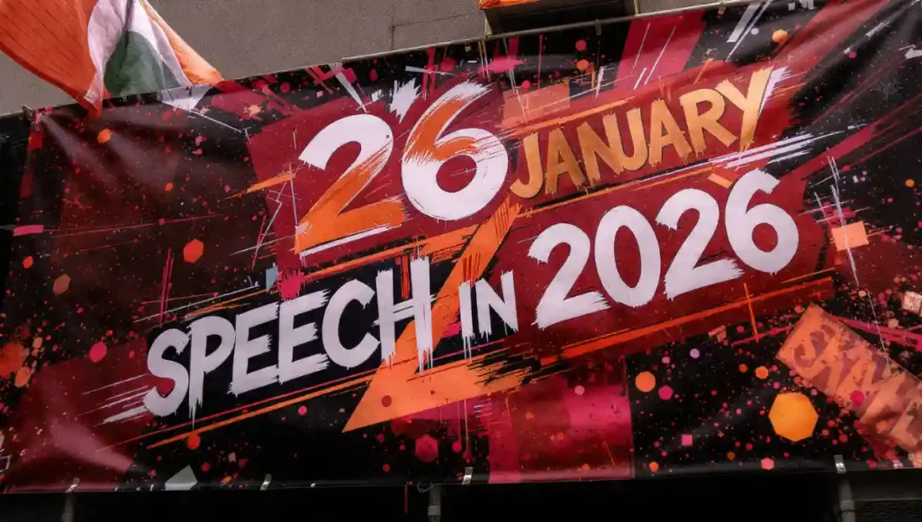 26 January Speech in Hindi 2026 (PDF Download): Best Republic Day Speeches for Students, Teachers & Schools
