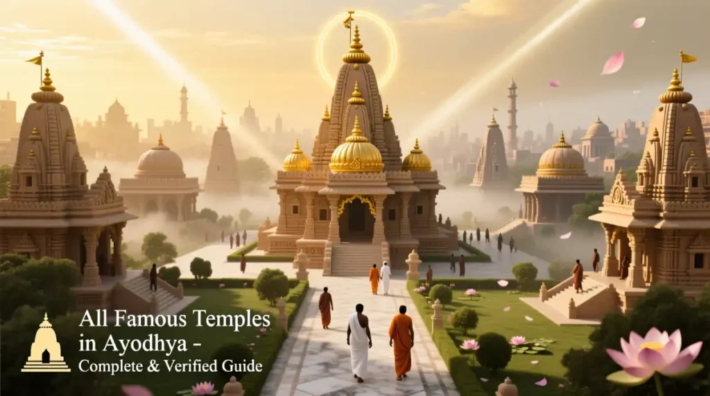 अयोध्या, उत्तरप्रदेश All Famous Temples in Ayodhya: Complete & Verified Guide to Every Major Sacred Site
