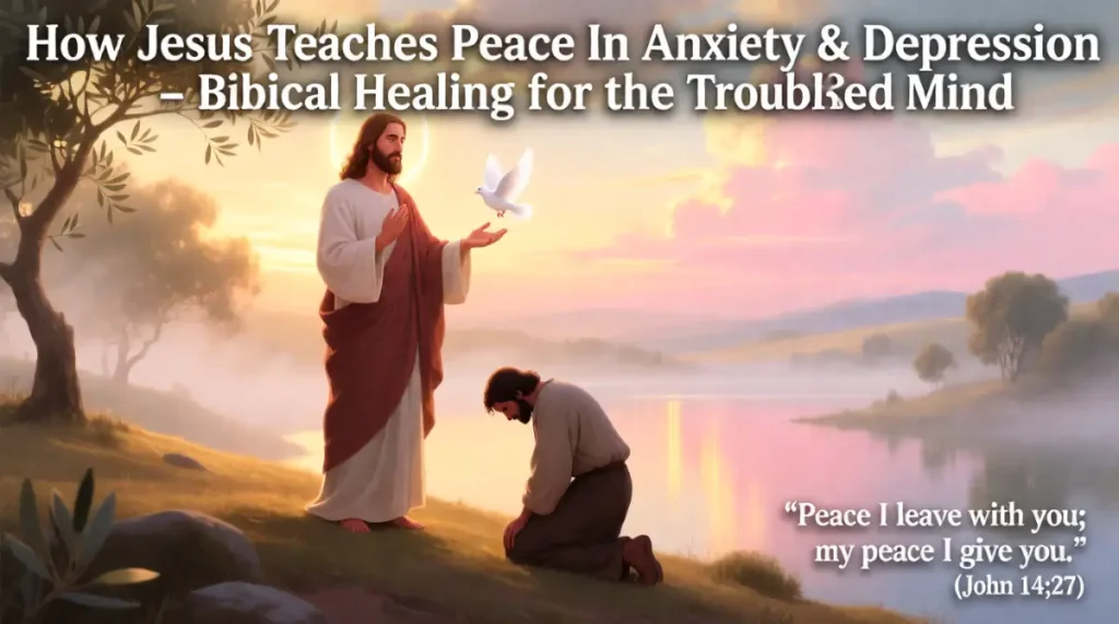 How Jesus Teaches Peace in Anxiety & Depression – Biblical Healing for the Troubled Mind