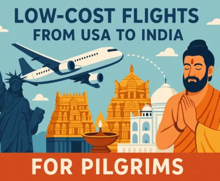 Low-Cost Flights from USA to India for Pilgrims