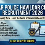Bihar Police Havildar Clerk Recruitment 2026