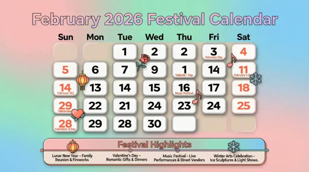 February 2026 Festival Calendar (With Holidays): Your Ultimate Monthly Guide