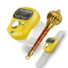 Hanuman Gada Yantra Brass Showpiece with Digital Tally Counter