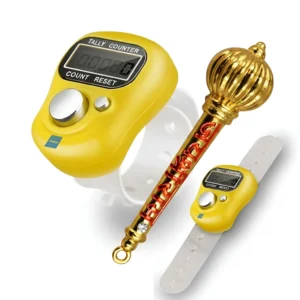 Hanuman Gada Yantra Brass Showpiece with Digital Tally Counter