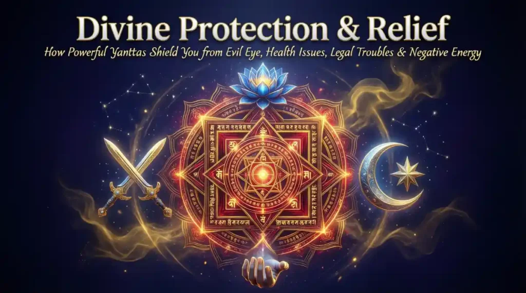 Divine Protection & Relief: How Powerful Yantras Shield You from Evil Eye, Health Issues, Legal Troubles & Negative Energy
