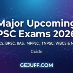 Major Upcoming PSC Exams 2026