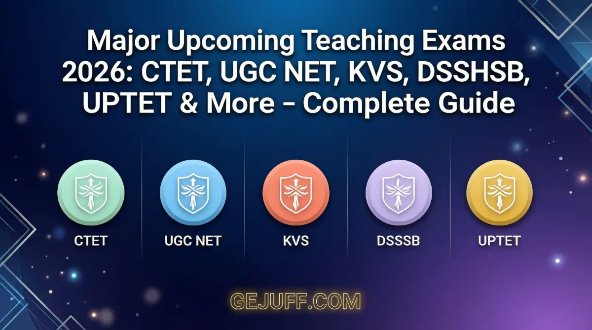Major Upcoming Teaching Exams 2026