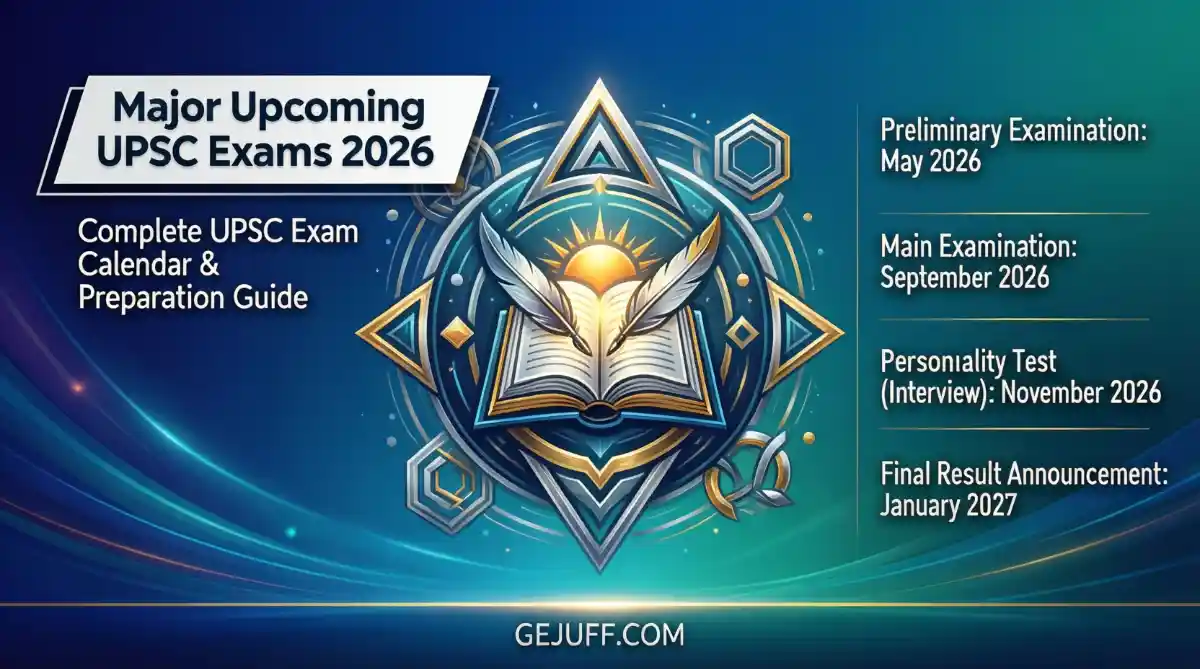 Major Upcoming UPSC Exams 2026