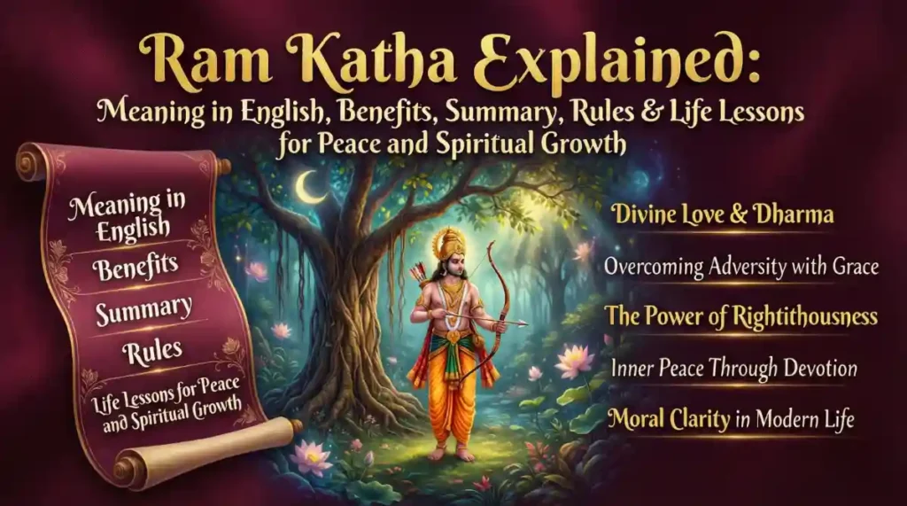 Ram Katha Explained: Meaning in English, Benefits, Summary, Rules & Life Lessons for Peace and Spiritual Growth