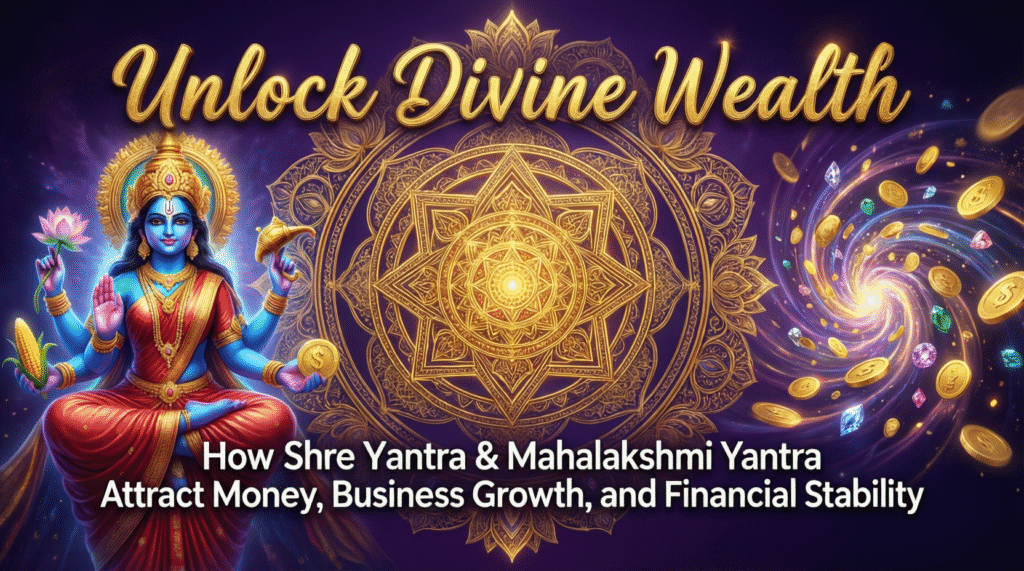 Unlock Divine Wealth: How Shree Yantra & Mahalakshmi Yantra Attract Money, Business Growth, and Financial Stability