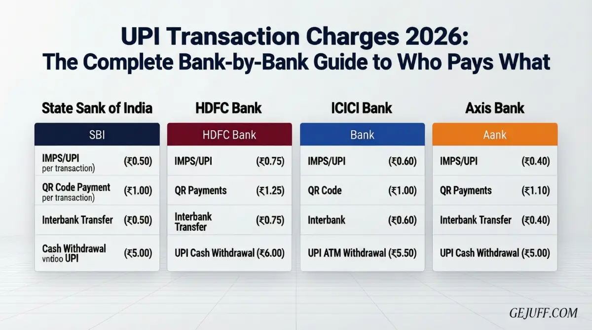 UPI Transaction Charges 2026