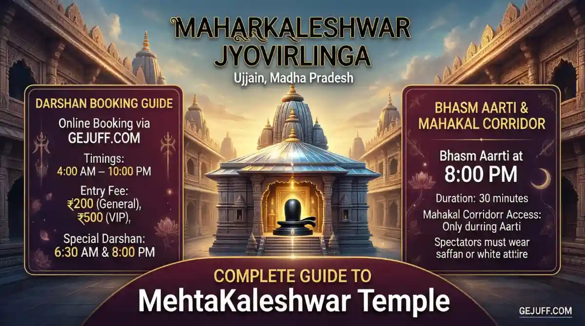 Ujjain Mahakal Mandir Darshan Booking