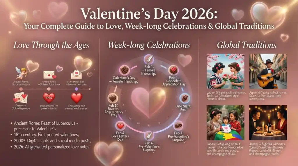 Valentine’s Day 2026: Your Complete Guide to Love, Week-Long Celebrations & Global Traditions