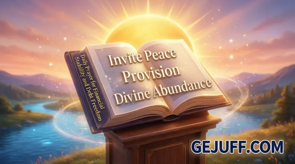 Daily Prayer for Financial Stability and Debt Freedom – Invite Peace, Provision & Divine Abundance