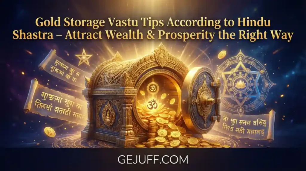 Gold Storage Vastu Tips According to Hindu Shastra – Attract Wealth & Prosperity the Right Way