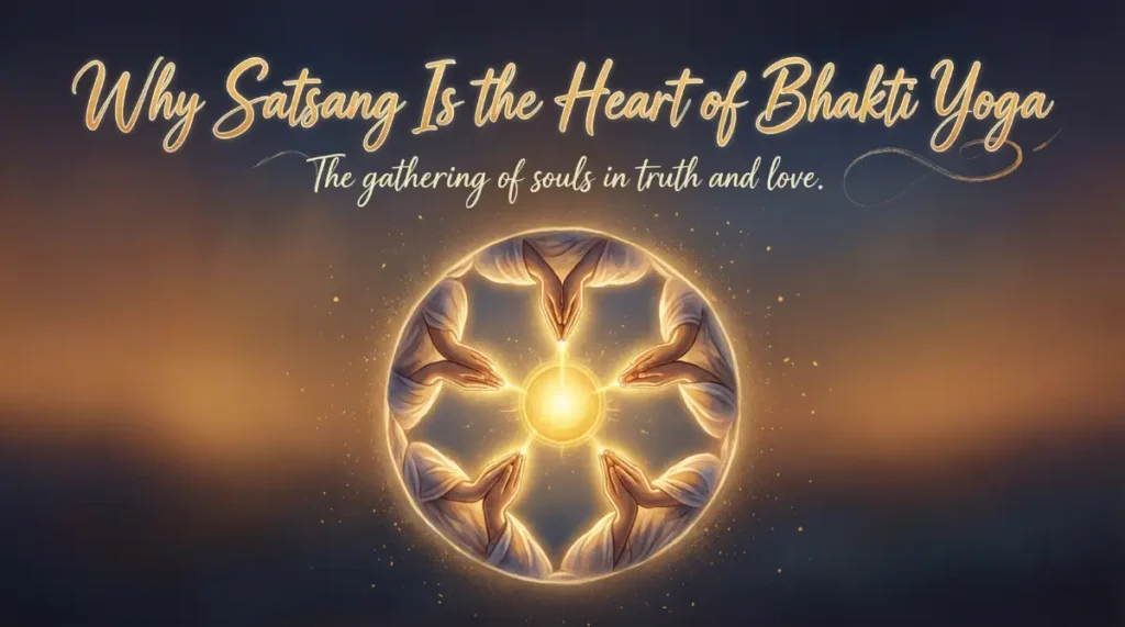 Why Satsang Is the Heart of Bhakti Yoga – More Powerful Than Rituals!