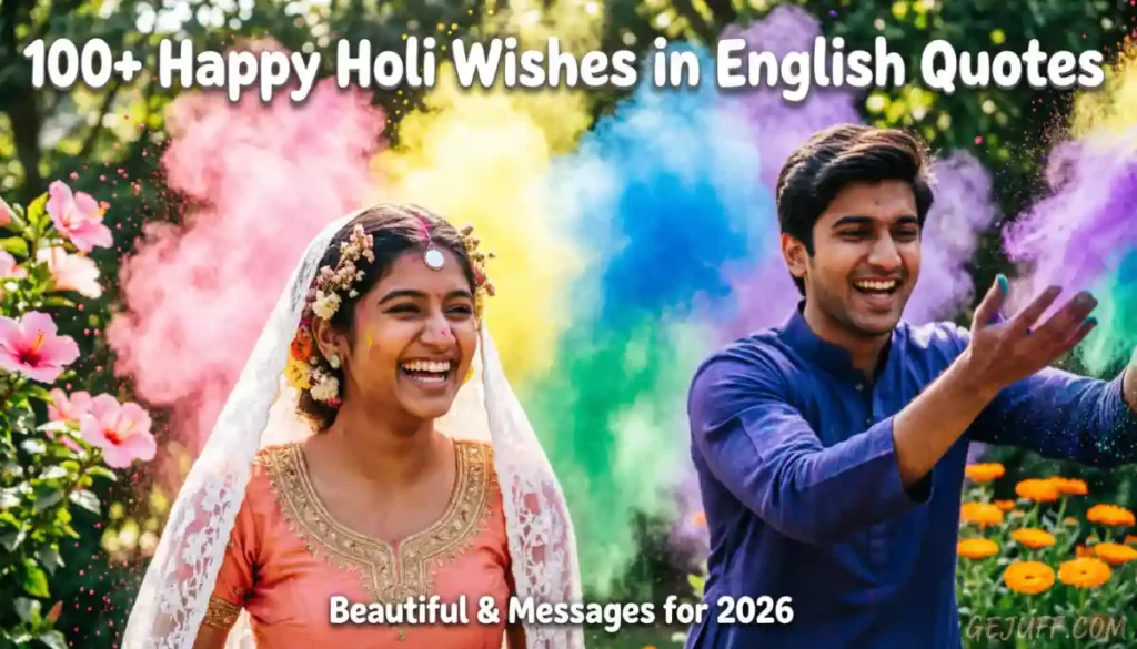 100+ Happy Holi Wishes in English Quotes : Beautiful & Messages for 2026