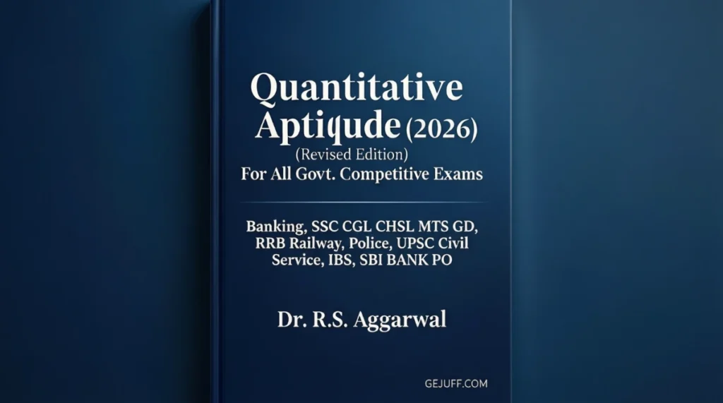 Quantitative Aptitude by RS Aggarwal 2026 PDF & Book – Free Download Guide