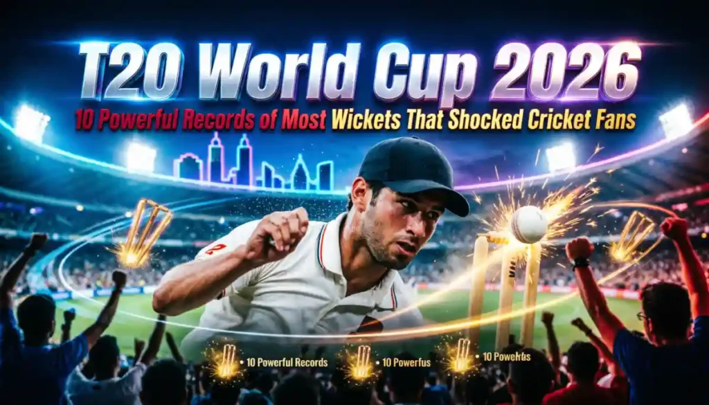 T20 World Cup 2026: 10 Powerful Records of Most Wickets That Shocked Cricket Fans