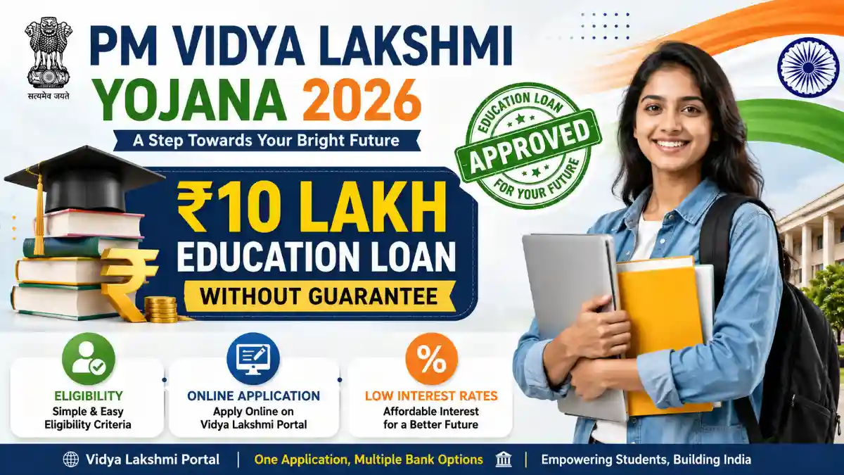 पीएम विद्या लक्ष्मी योजना 2026 शिक्षा ऋण